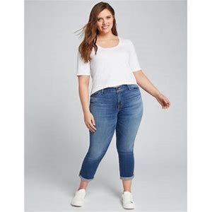 NWT lane Bryant Capri jeans size 14